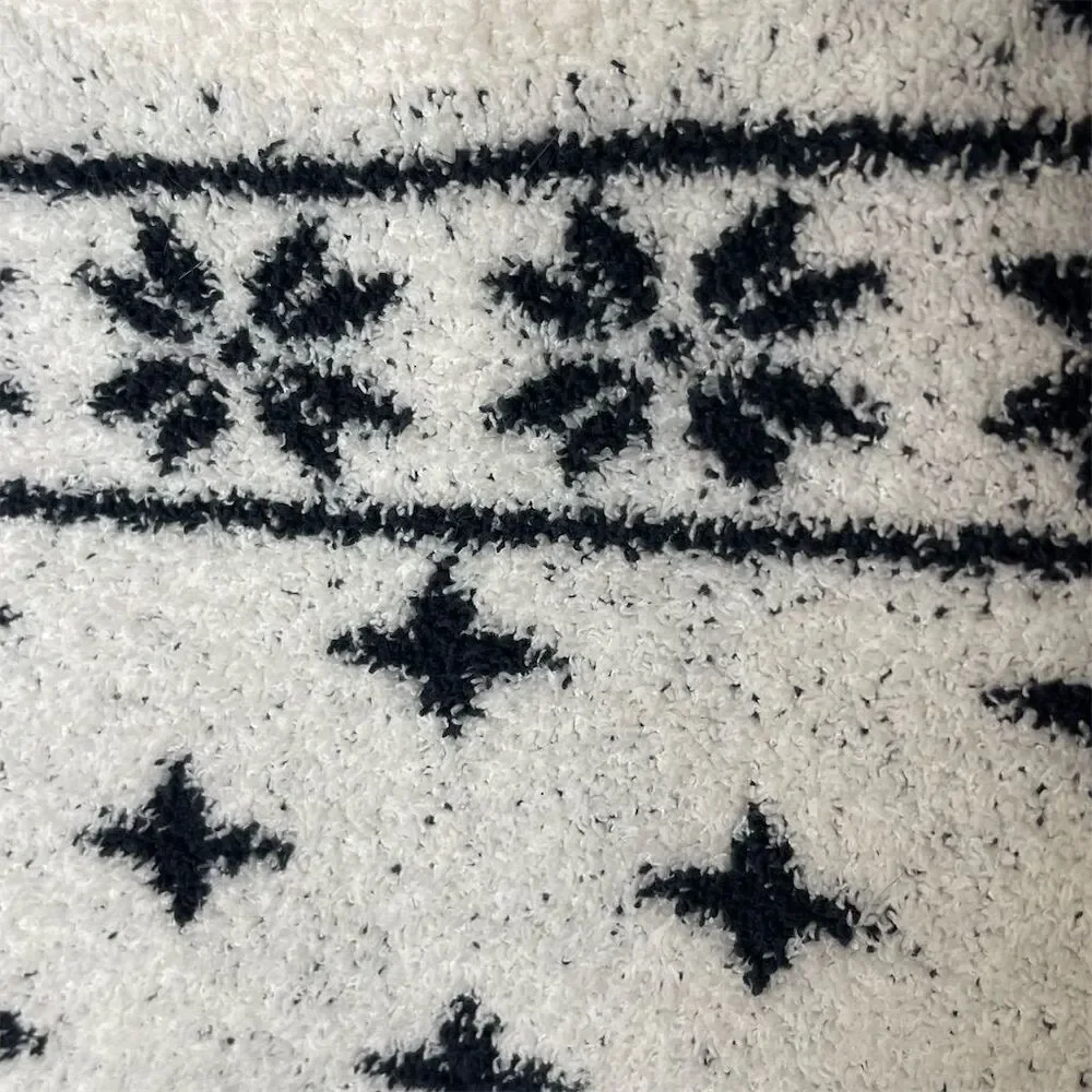 Barefoot Dreams Women's Fair Isle Crewneck Pullover Sweater Size M - Picture 3 of 6
